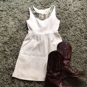 Francesca's white sleeveless dress, small